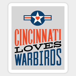 Cincinnati Loves Warbirds Sticker